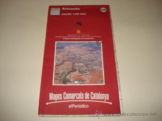 Mapas contempor&aacute;neos: MAPES COMARCALS DE CATALUNYA 35 SOLSONES - Foto 1