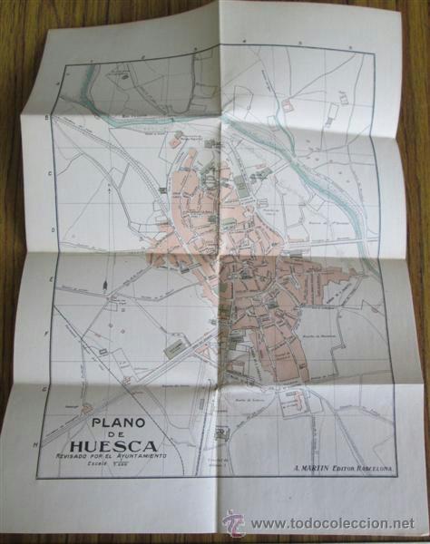 Mapas contempor&aacute;neos: Mapa entelado  HUESCA - Edt Mart&iacute;n - Foto 2