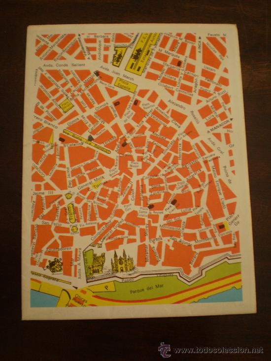 Mapas contempor&aacute;neos: PLANO DE PALMA DE MALLORCA A&Ntilde;O 1981 - Foto 2