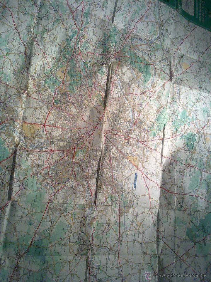 Mapas contempor&aacute;neos: Mapa MICHELIN de PARIS 1956 - Foto 3