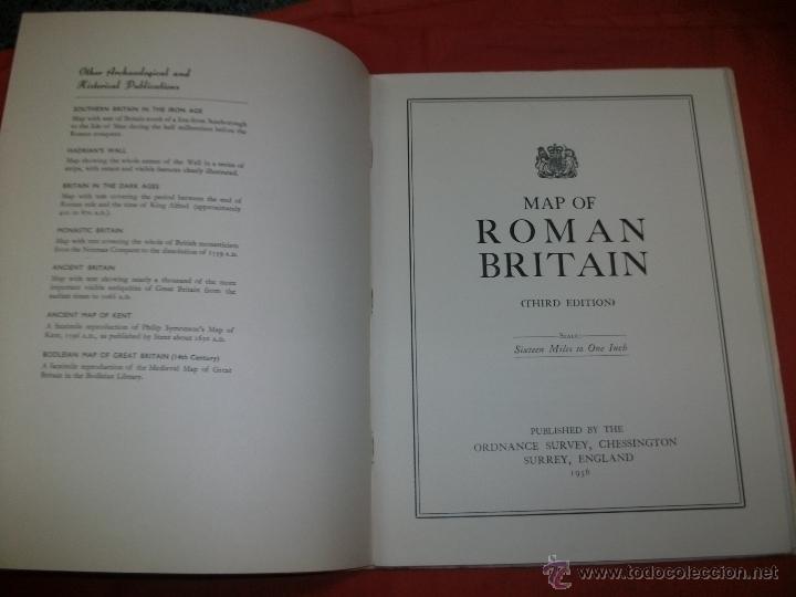 Mapas contempor&aacute;neos: MAPA DE LA BRITANIA ROMANA (En ingl&eacute;s) - Foto 2