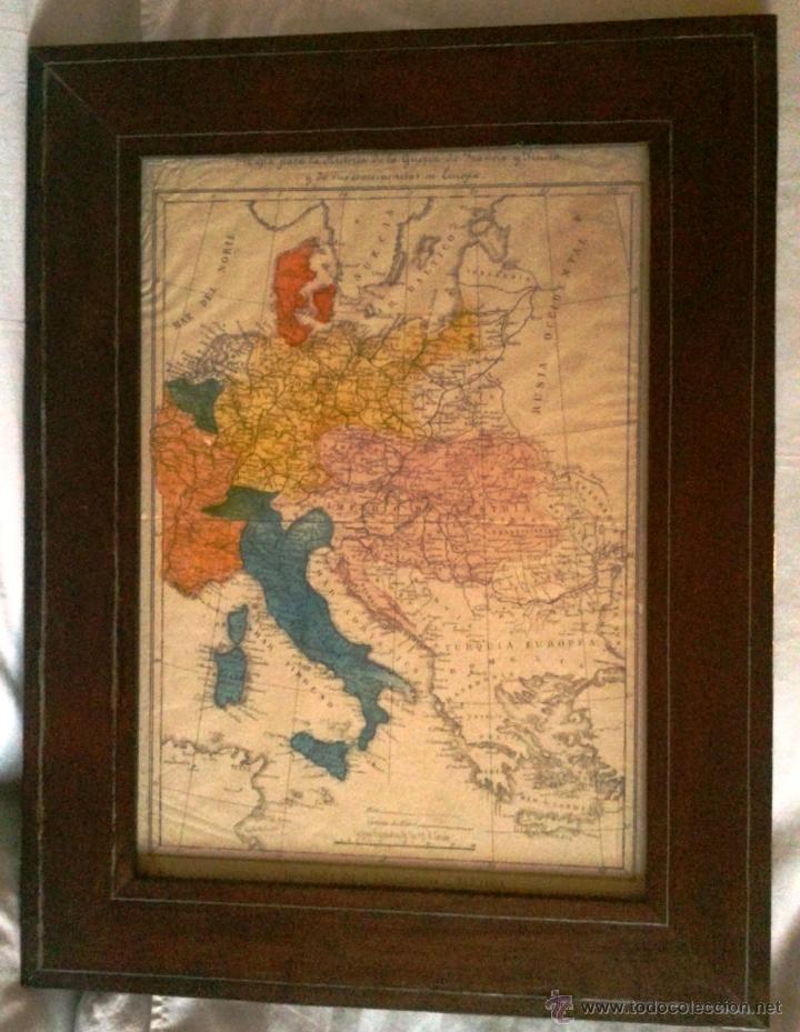 Mapas contempor&acirc;neos: ANTIGUO MAPA GUERRA DE FRANCIA Y PRUSIA 1870- 1871 ED. BARCELONA