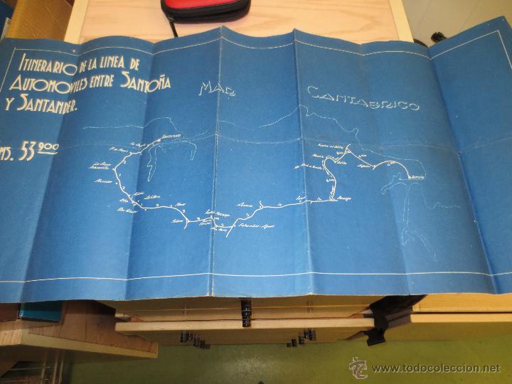 Mapas contempor&acirc;neos: plano guia ruta autobuses bus autobus santo&ntilde;a santander cantabria