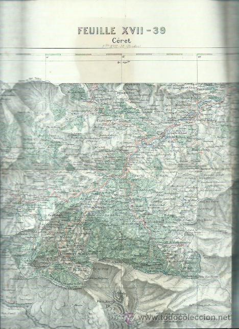 Mapas contempor&aacute;neos: Mapa de Ceret  1893 - Foto 2