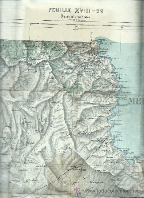 Mapas contempor&aacute;neos: Mapa de Banyuls sMer 1893 - Foto 2