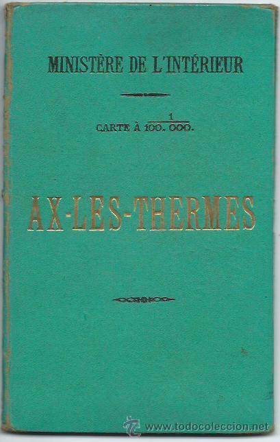 Mapas contempor&aacute;neos: Mapa de Ax-les thermes 1902, - Foto 1