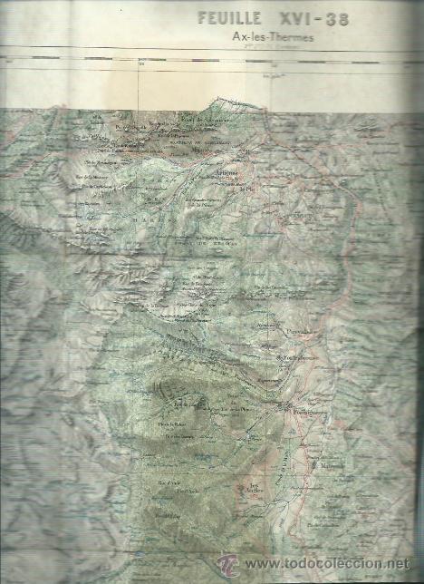 Mapas contempor&aacute;neos: Mapa de Ax-les thermes 1902, - Foto 2