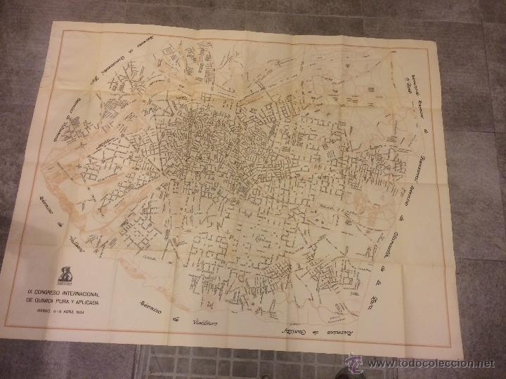 Mapas contempor&aacute;neos: mapa de madrid 1934 - Foto 1