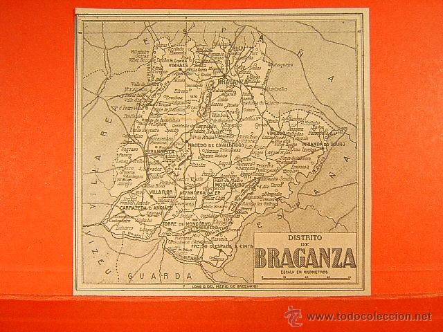 Zeitgen&ouml;ssische Karten: BRAGANZA-BRAGAN&Ccedil;A-TRAS OS MONTES-ALTO DOURO-MACEDO DE CAVALEIROS-SEGUI-10X10 CM-127-1903...