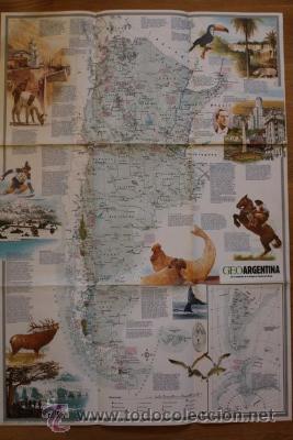 Mapas contempor&aacute;neos: Mapa de Argentina. Revista Geo. - Foto 1