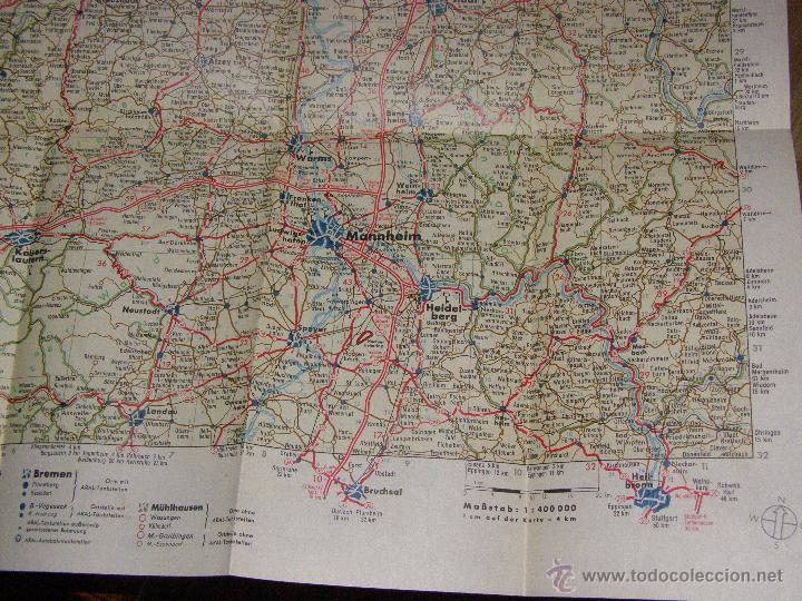 Mapas contempor&aacute;neos: Antiguo Mapa de Alemania - - Foto 6