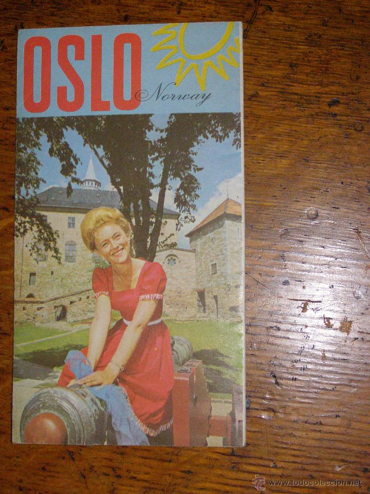 Mapas contempor&aacute;neos: Antiguo Mapa de Oslo -  1969 - Noruega - - Foto 1
