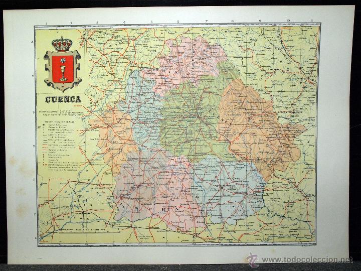 Mapas contempor&aacute;neos: Mapa de Cuenca,  principios s. XX - Foto 1