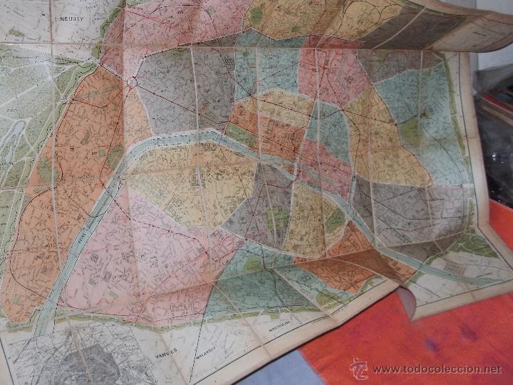 Mapas contempor&aacute;neos: PLAN METRO-OMNIBUS DE PARIS - - Foto 3