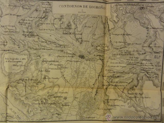 Mapas contempor&aacute;neos: Logro&ntilde;o Mapa Coello 1851 - Foto 5