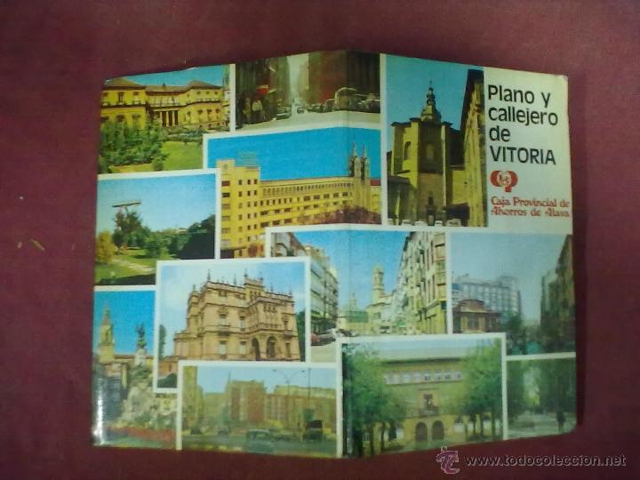 Contemporary maps: PLANO Y CALLEJERO DE VITORIA FEBRERO 1975