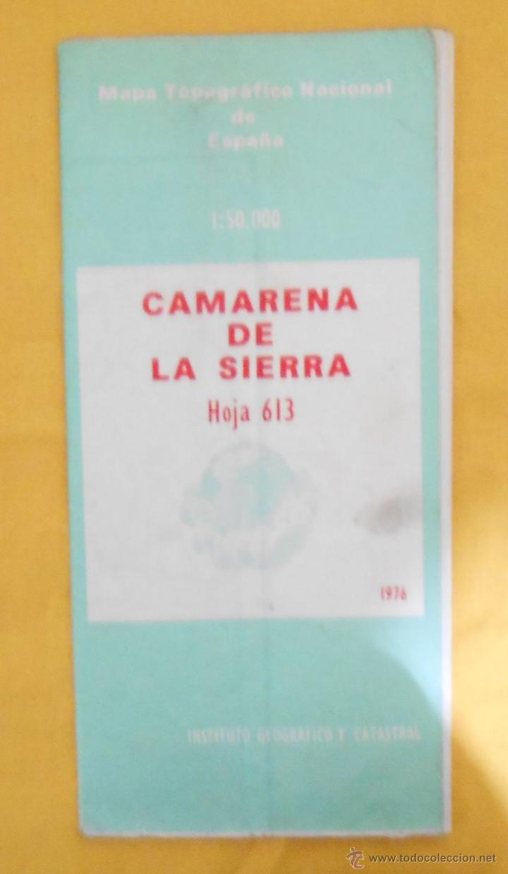 Zeitgen&ouml;ssische Karten: MAPA TOPOGR&Aacute;FICO NACIONAL. HOJA 613. CAMARENA DE LA SIERRA (TERUEL) A&Ntilde;O 1976
