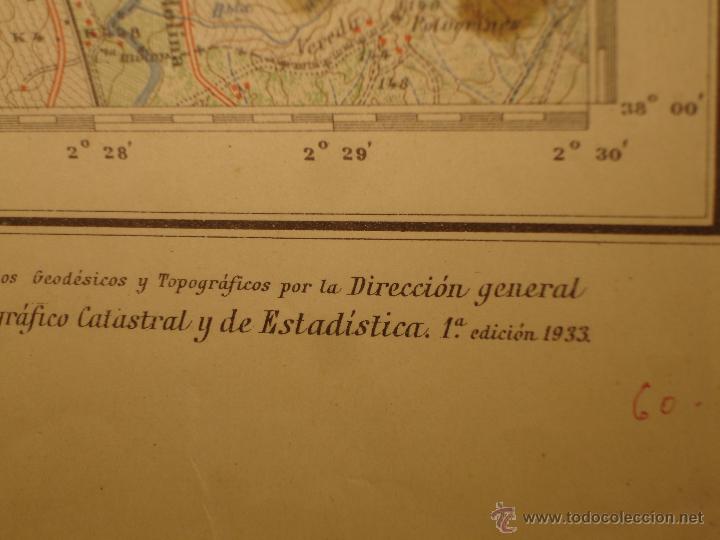 Mapas contempor&aacute;neos: MAPA MULA (MURCIA) 1933 - Foto 3