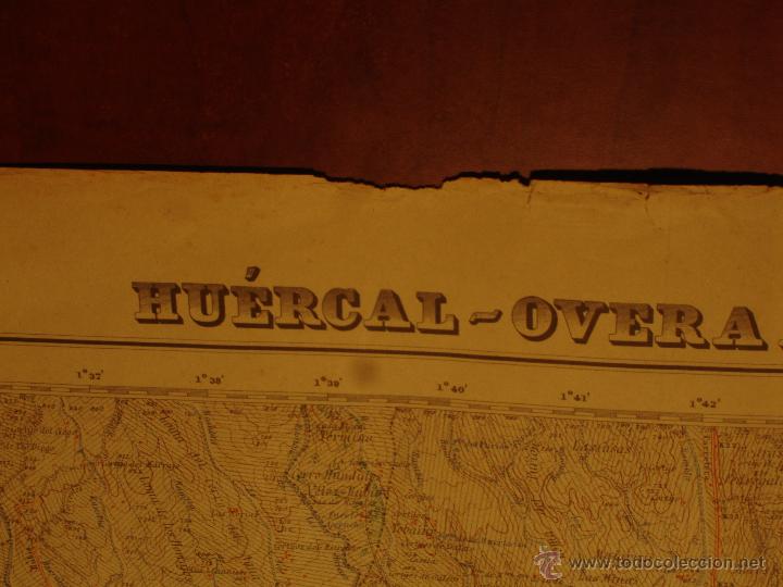 Mapas contempor&aacute;neos: MAPA DE HUERCAL OVERA (ALMERIA) 1950 - Foto 4
