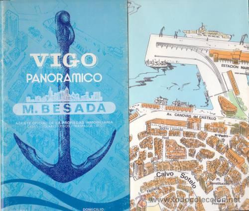 Mapas contempor&aacute;neos: BESADA, M: VIGO PANORAMICO. - Foto 1