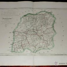 Mapas contemporáneos: MAPA DE JAEN, 1853, GRABADOR: R. ALABERN Y E. MABON, MIDE 49,5 X 35,5 CMS. BUENA CONSERVACIÓN. TA. Lote 43468587