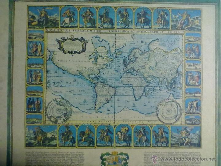 Mapas contempor&aacute;neos: LAMINA MAPAMUNDI 1972 - Foto 2