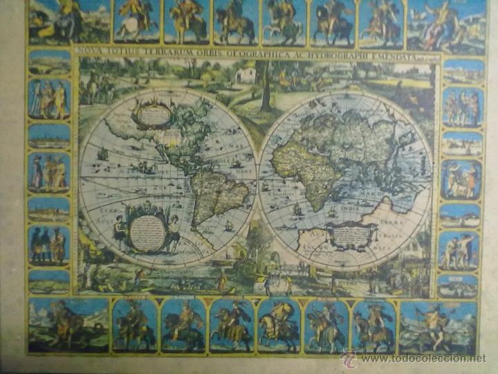 Mapas contempor&aacute;neos: LAMINA MAPAMUNDI 1972 - Foto 2