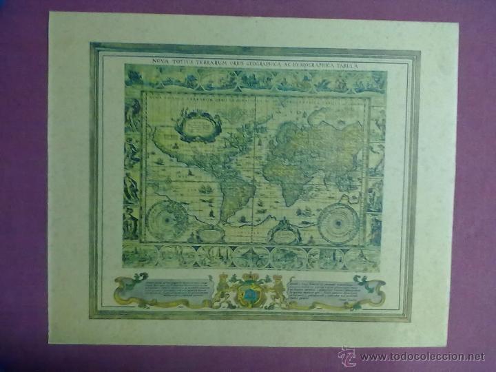 Mapas contempor&aacute;neos: LAMINA MAPAMUNDI 1972 - Foto 1