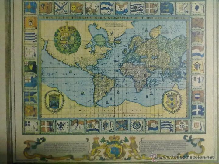 Mapas contempor&aacute;neos: LAMINA MAPAMUNDI 1972 - Foto 2