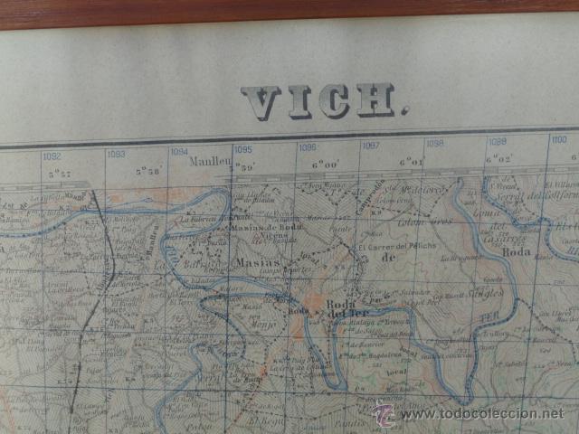 Mapas contempor&aacute;neos: MAPA DE VICH. EDICI&Oacute;N MILITAR. - Foto 2