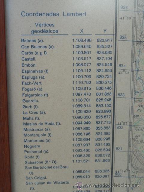 Mapas contempor&aacute;neos: MAPA DE VICH. EDICI&Oacute;N MILITAR. - Foto 5