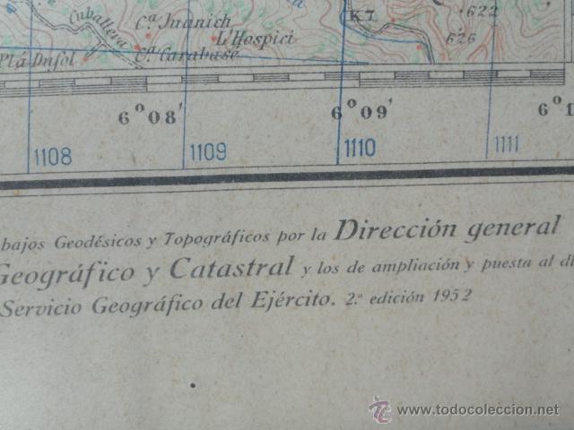 Mapas contempor&aacute;neos: MAPA DE VICH. EDICI&Oacute;N MILITAR. - Foto 6