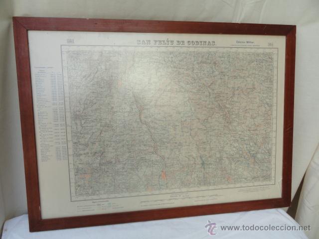 Mapas contempor&aacute;neos: MAPA DE SAN FELIU DE CODINAS. EDICI&Oacute;N MILITAR. - Foto 1
