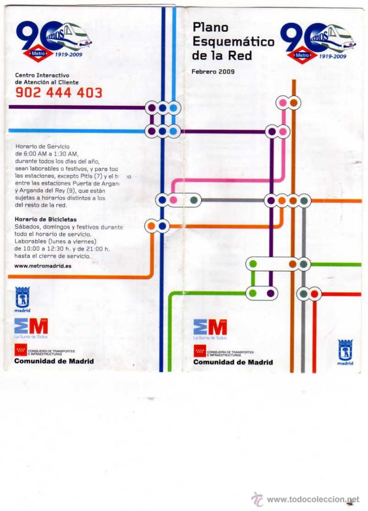 Mapas contempor&aacute;neos: Metro de Madrid. - Foto 1