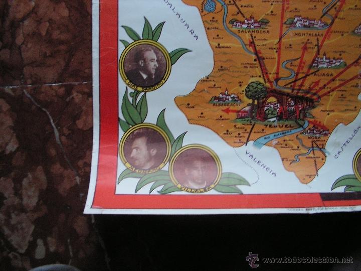 Mapas contempor&aacute;neos: MAPA ARAGON MEDIDA 58CMX44,5CM - Foto 3