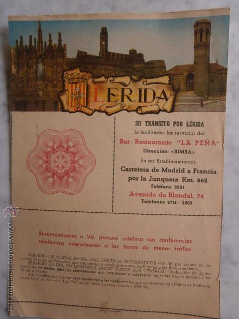 Mapas contempor&aacute;neos: MAPA ANTIGUO  DE LERIDA - Foto 1