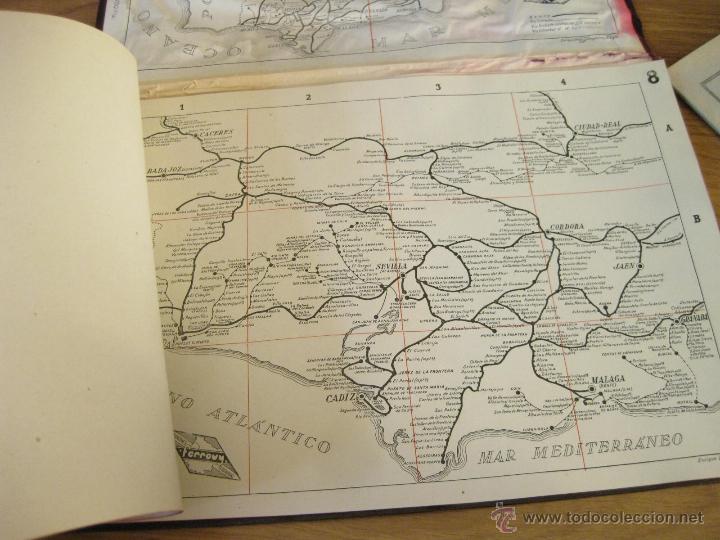 Mapas contempor&aacute;neos: MAPA GENERAL DE LOS FERROCARRILES ESPA&Ntilde;OLES - FERROVY 1946 - Foto 5