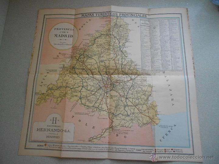 Mapas contempor&aacute;neos: MAPA DE MADRID, EDITORIAL HERNANDO SA, TURISTICOS PROVINCIALES - Foto 1