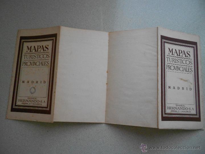 Mapas contempor&aacute;neos: MAPA DE MADRID, EDITORIAL HERNANDO SA, TURISTICOS PROVINCIALES - Foto 3