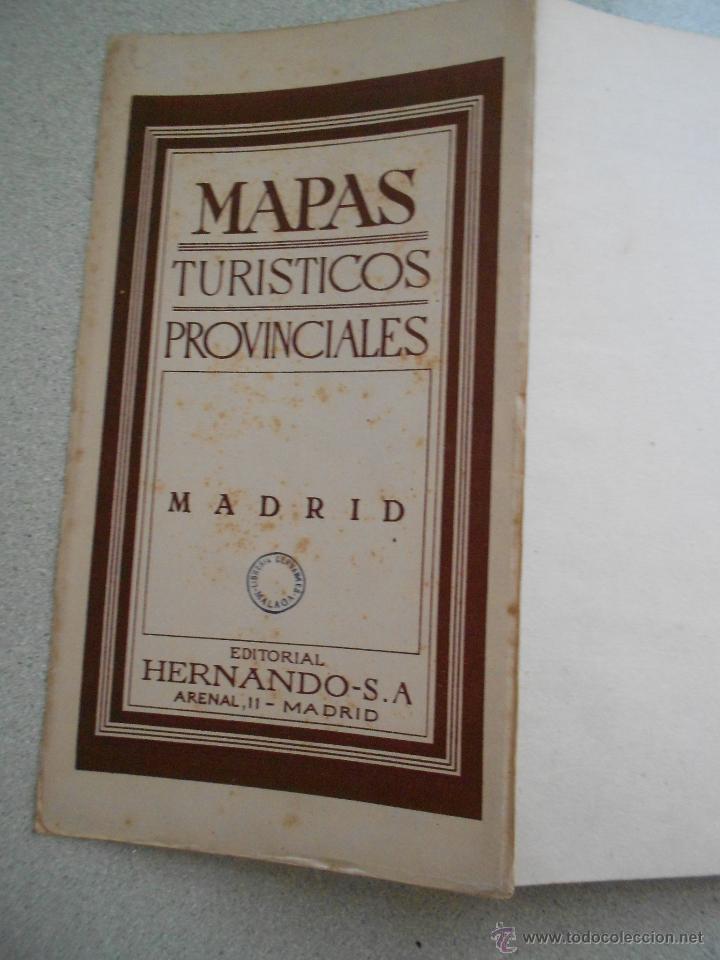 Mapas contempor&aacute;neos: MAPA DE MADRID, EDITORIAL HERNANDO SA, TURISTICOS PROVINCIALES - Foto 4