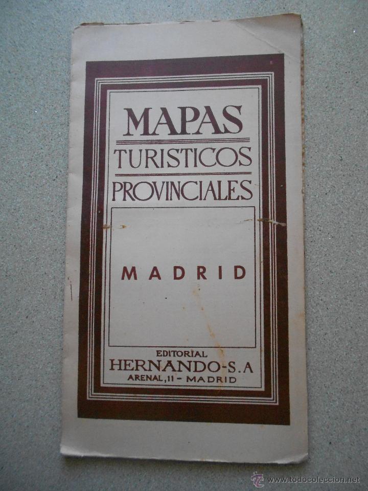 Mapas contempor&aacute;neos: MAPA DE MADRID, EDITORIAL HERNANDO SA, TURISTICOS PROVINCIALES - Foto 4