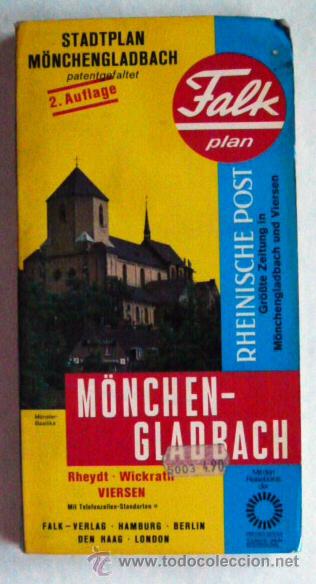 Mapas contempor&aacute;neos: Mapa con plano Falk Monchen Gladbach - Foto 1