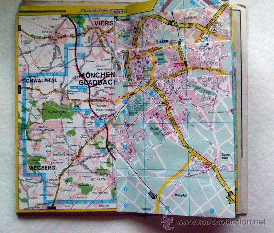 Mapas contempor&aacute;neos: Mapa con plano Falk Monchen Gladbach - Foto 2