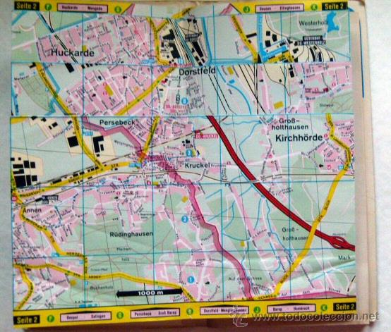 Mapas contempor&aacute;neos: Mapa con plano Falk Dortmund - Foto 2