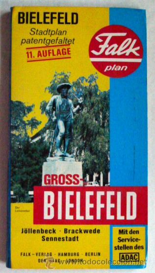 Mapas contempor&aacute;neos: Mapa con plano Falk Bielefeld - Foto 1