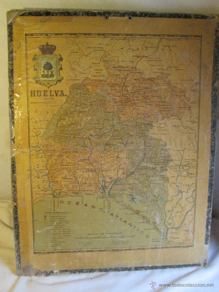 Mapas contempor&aacute;neos: MAPA DE HUELVA 1903. - Foto 1