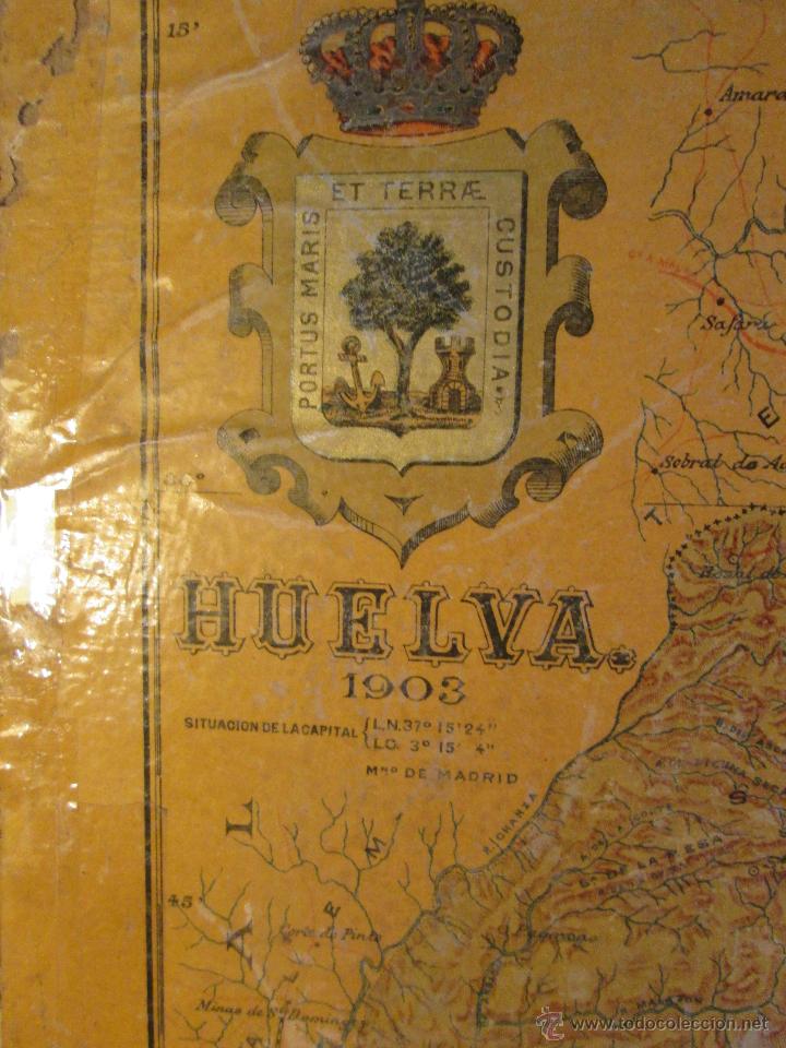 Mapas contempor&aacute;neos: MAPA DE HUELVA 1903. - Foto 2