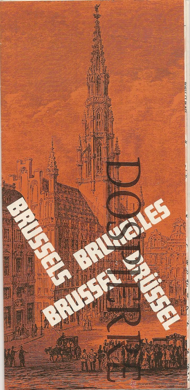 Mapas contempor&aacute;neos: MAPA DE BRUSELAS, DESPLEGABLE, - Foto 1