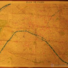 Mapas contemporáneos: MAPA-PLANO DE PARÍS, 1975, ED. CASA EDITRICE BONECHI-FIRENZE