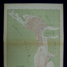 Mapas contemporáneos: PLANO DE CADIZ. ALBERTO MARTÍN EDITOR-BARCELONA. 1915